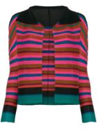 Issey Miyake Cauliflower Striped Jacket - Multicolour