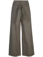 Opening Ceremony Wide-leg Cargo Trousers - Green
