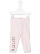 Kenzo Kids Logo Print Leggings, Toddler Girl's, Size: 18 Mth, Pink/purple