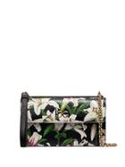 Dolce & Gabbana Floral Print Shoulder Bag - Hnkk8 Gigli Fdo. Nero