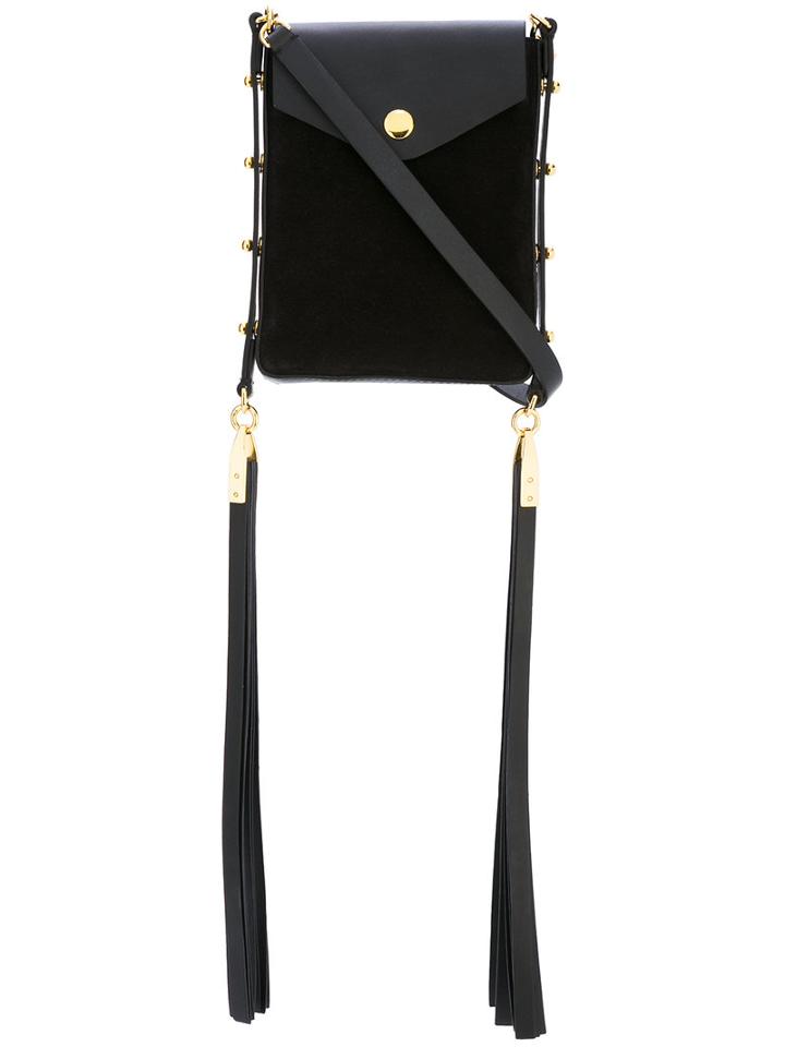 Teinsy Crossbody Bag - Women - Calf Leather - One Size, Black, Calf Leather, Isabel Marant