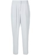 Emporio Armani Tailored High-waist Trosuers - Grey