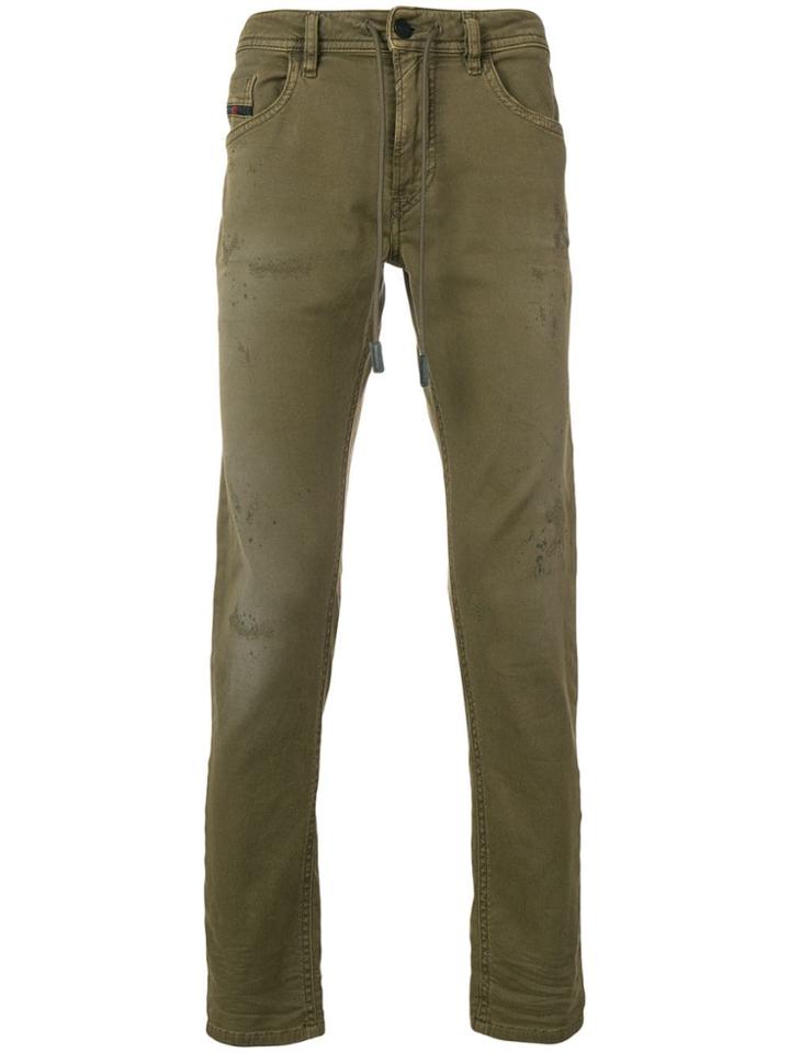 Diesel Thommer Joggjeans - Green