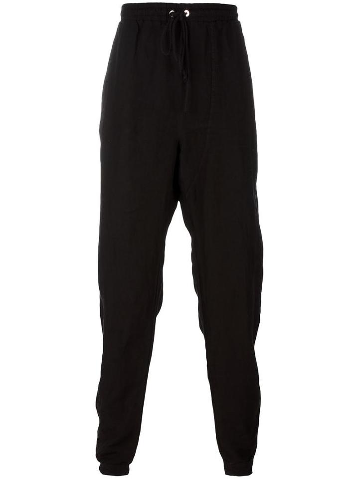 Lost & Found Rooms Easy Pants, Men's, Size: Xs, Black, Linen/flax/cotton