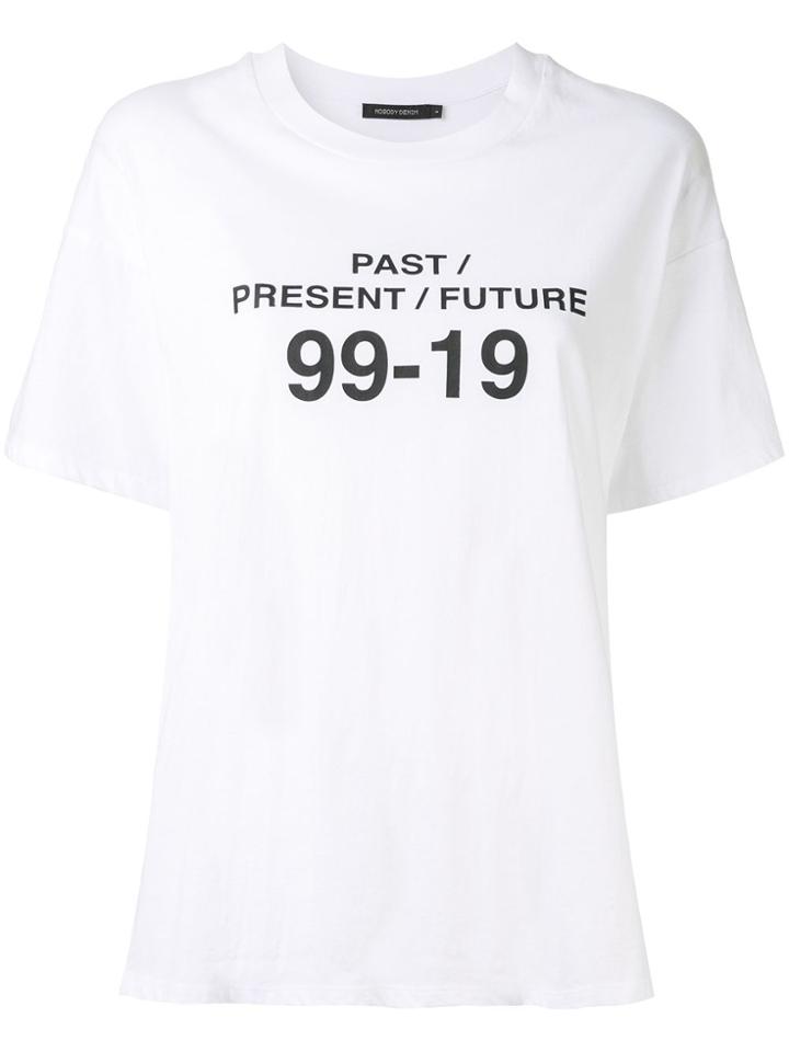 Nobody Denim 99-19 T-shirt - White