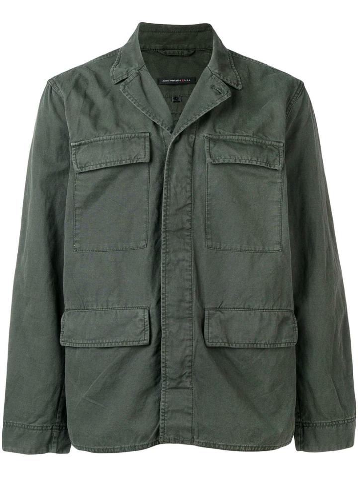 John Varvatos Regular Military Jacket - Green
