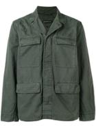John Varvatos Regular Military Jacket - Green