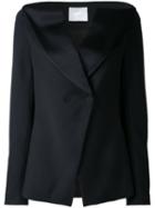 Dion Lee - Horizontal Tuxedo Jacket - Women - Wool - 12, Black, Wool