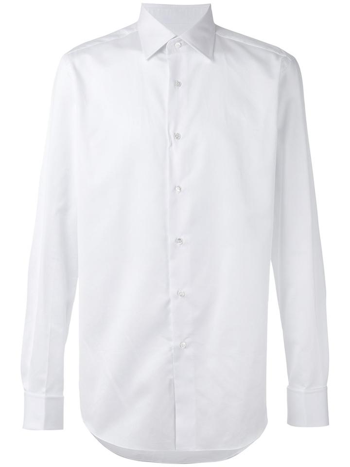 Brioni - Classic Shirt - Men - Cotton - 43, White, Cotton