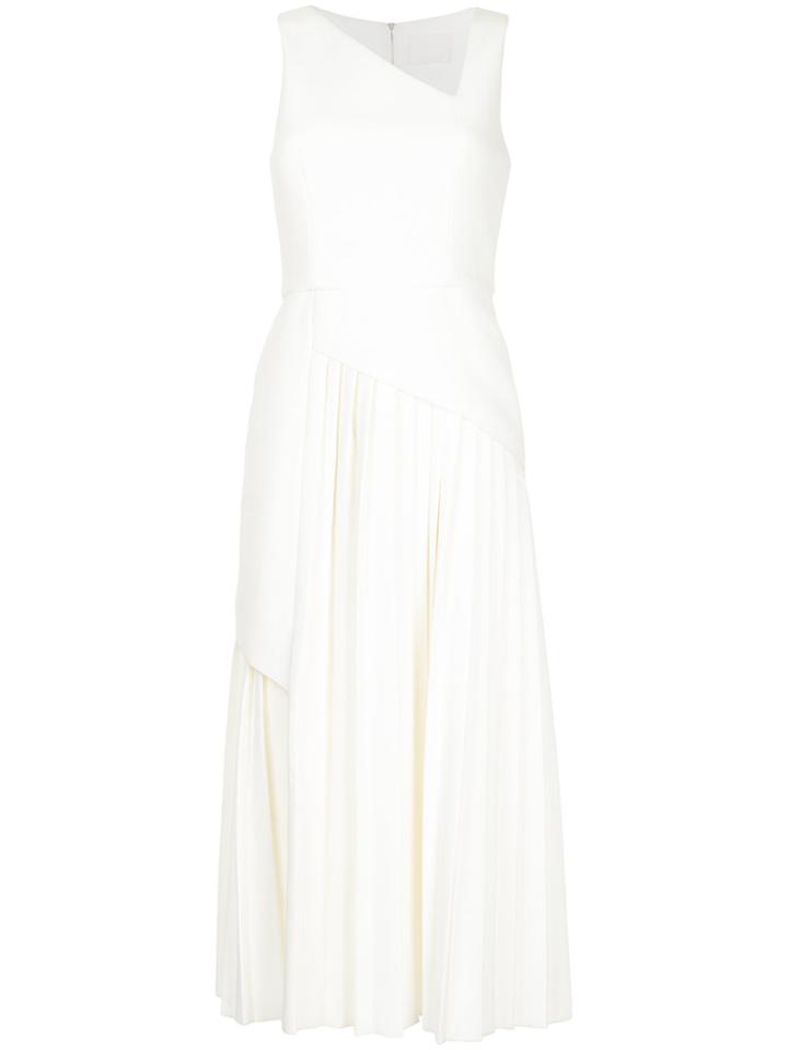 Dion Lee Coil Pleat Dress - White