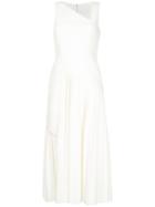 Dion Lee Coil Pleat Dress - White
