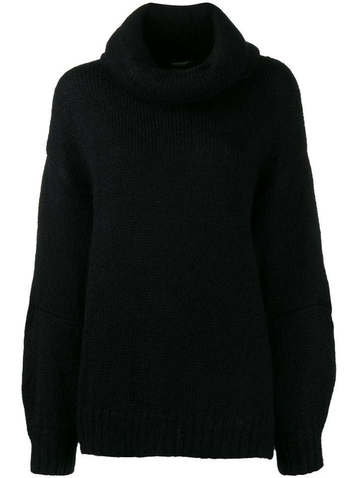 Undercover Oversized Roll Neck Jumper - Black