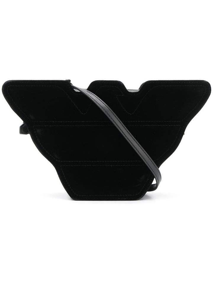 Ea7 Emporio Armani Eagle Crossbody Bag - Black