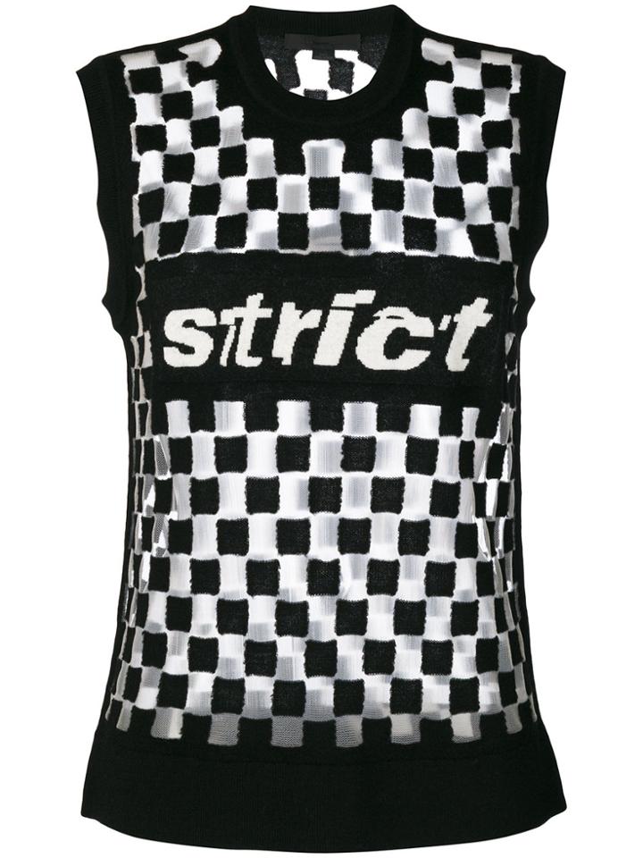 Alexander Wang Strict Knitted Top - Black