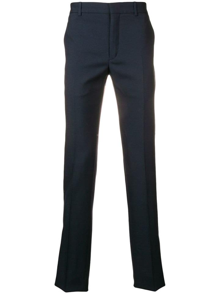 Balenciaga Tailored Straight Leg Trousers - Blue