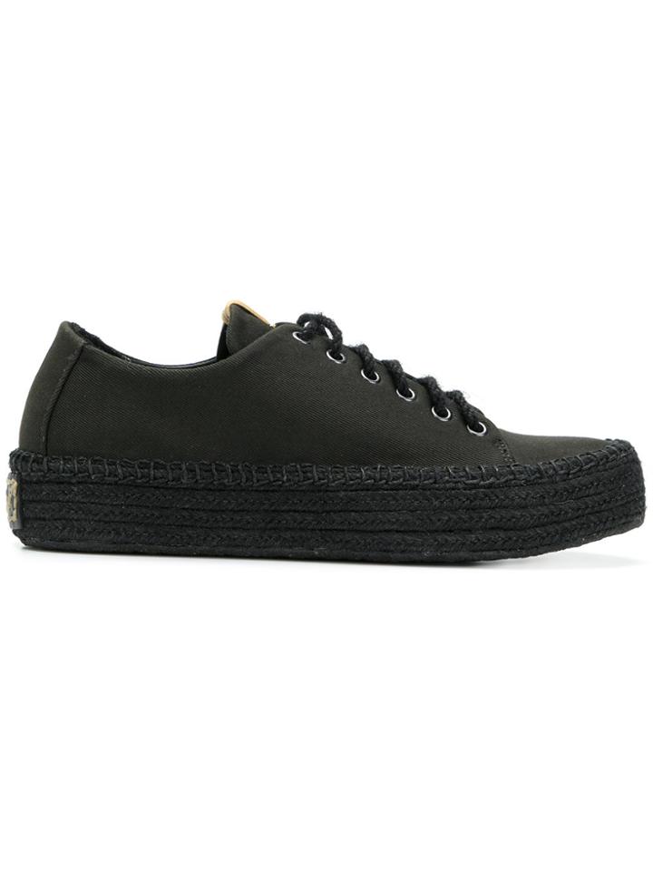 Visvim Lace-up Sneakers - Black