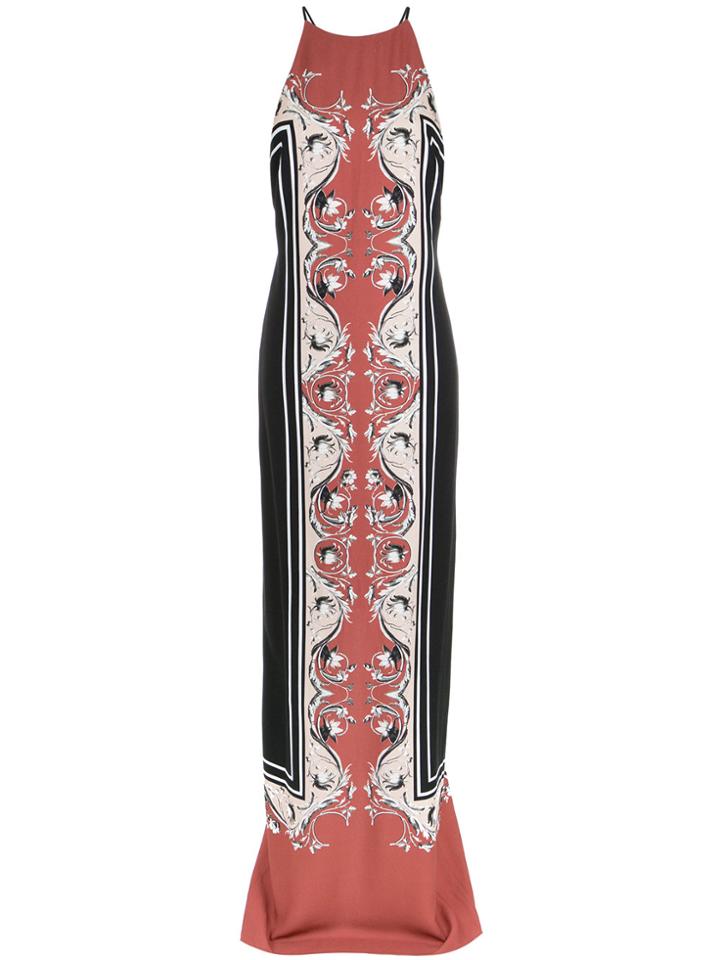 Tufi Duek Printed Maxi Dress - Black