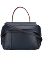 Tod's - Detachable Strap Tote - Women - Calf Leather - One Size, Women's, Blue, Calf Leather