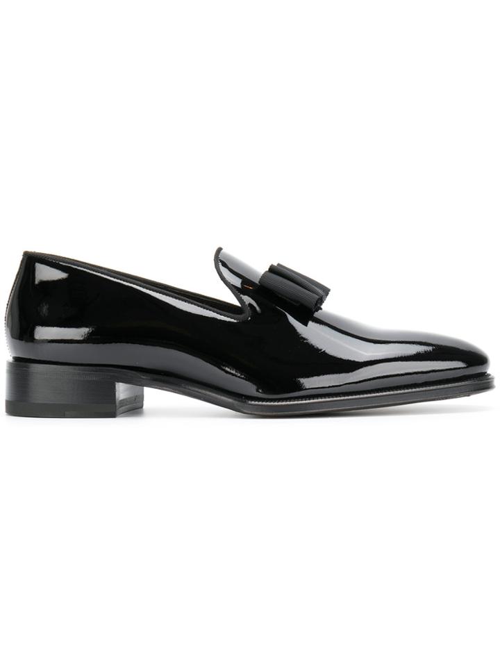 Dsquared2 Grosgrain Bow Loafers - Black