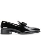 Dsquared2 Grosgrain Bow Loafers - Black