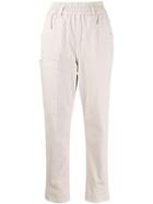 Brunello Cucinelli Cargo Tapered-leg Trousers - White