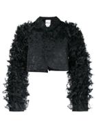 Comme Des Garçons Noir Kei Ninomiya Floral Brocade Textured Sleeve