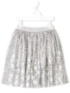 Stella Mccartney Kids Star Print Tulle Skirt - Grey