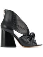Maison Margiela Bow Front Sandals - Black