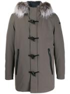 Rrd Montgomery Fur Duffle Coat - Grey