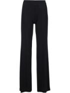 Plein Sud Flared Trousers, Women's, Size: 38, Black, Spandex/elastane/acetate/polyimide