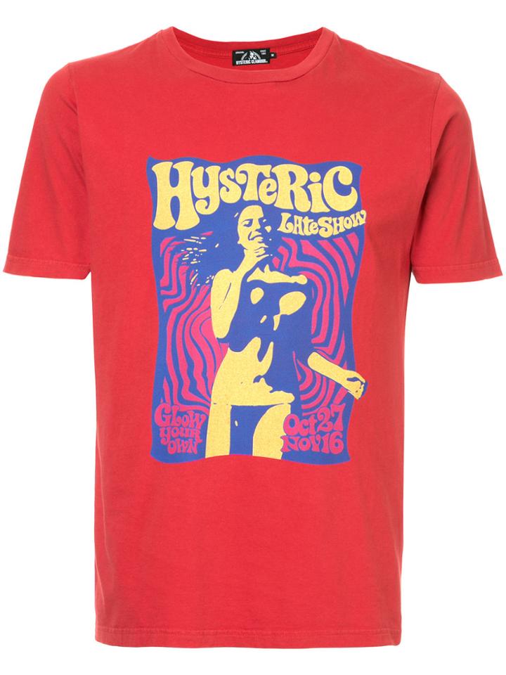 Hysteric Glamour Logo Patch T-shirt - Red