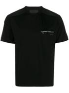 Prada Chest Zip T-shirt - Black