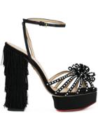 Charlotte Olympia Studded Sandals - Black