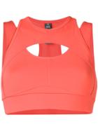 Adidas By Stella Mccartney Triathlon Crop Top - Orange