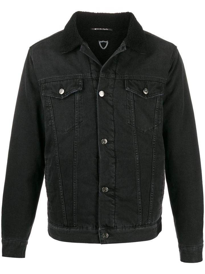 Htc Los Angeles Denim Trucker Jacket - Black