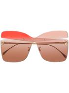Fendi Eyewear Ff0399s G63/ha Sunglasses - Gold