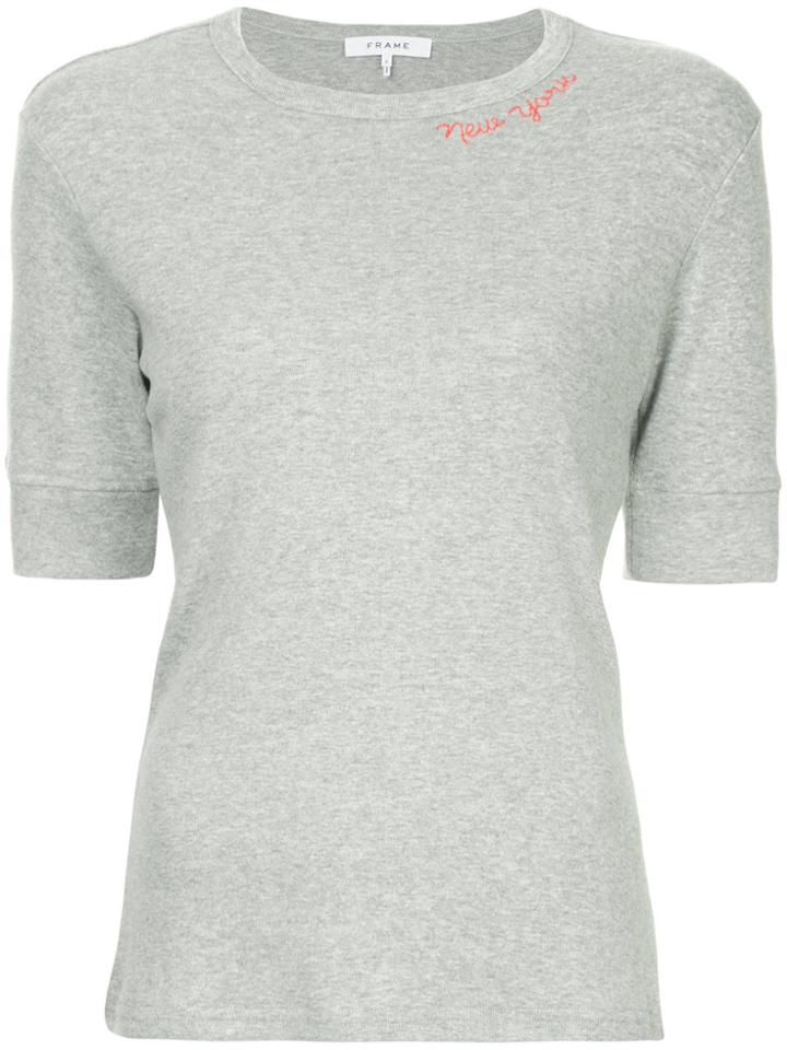 Frame Denim True Crew T-shirt - Grey
