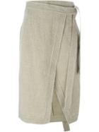 Altuzarra Stitch Detail Wrap Skirt