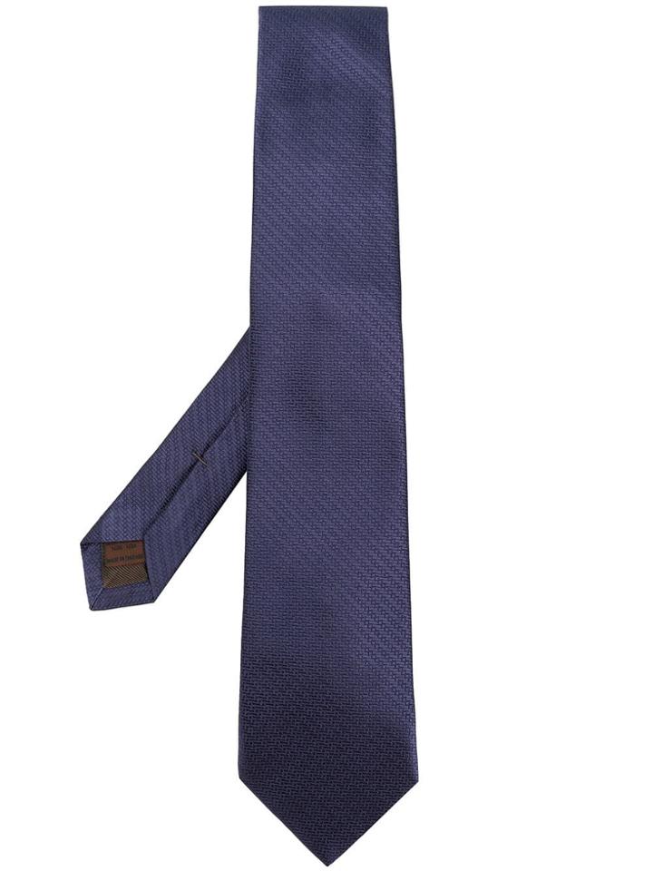 Church's Classic Plain Tie - Blue