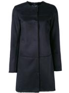 Armani Jeans Single-breased Coat - Blue
