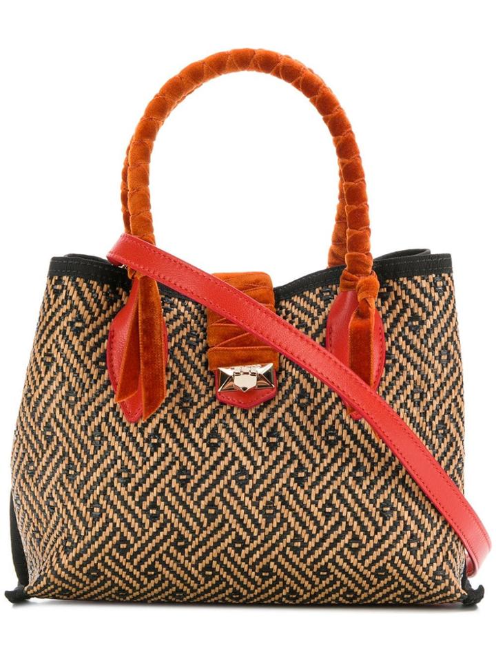 Jimmy Choo Marianne Shopper Tote - Orange