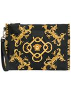 Versace - Baroque Print Clutch Bag - Men - Polyamide - One Size, Black, Polyamide