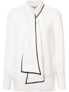 Zac Zac Posen 'francesca' Blouse, Women's, Size: 8, White, Polyester