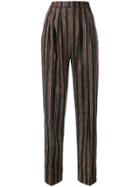 Golden Goose Deluxe Brand Paisley Caramel Trousers - Black