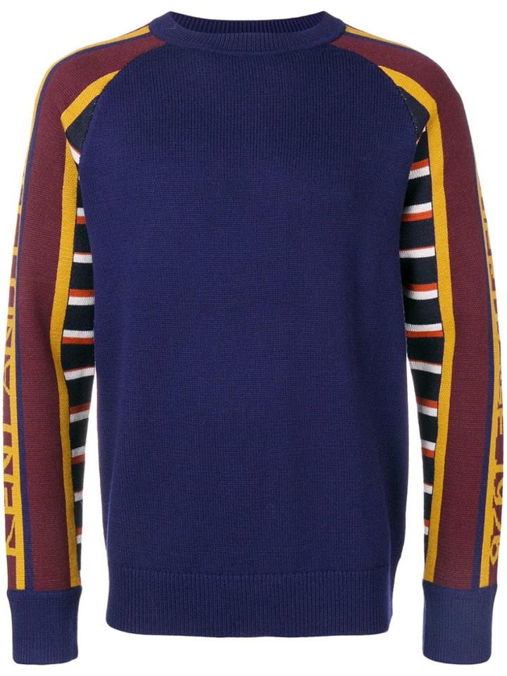 Kent & Curwen Contrasting Sleeves Jumper - Blue