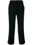 Alberto Biani High-rise Cropped Trousers - Black