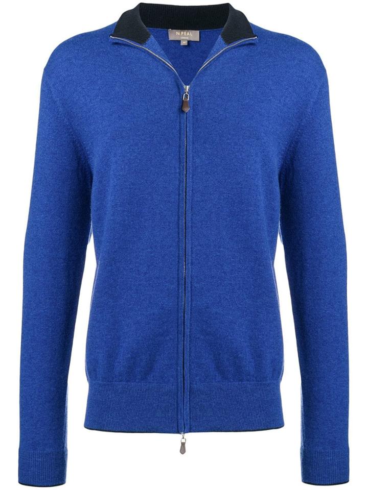 N.peal Zipped Sweatshirt - Blue