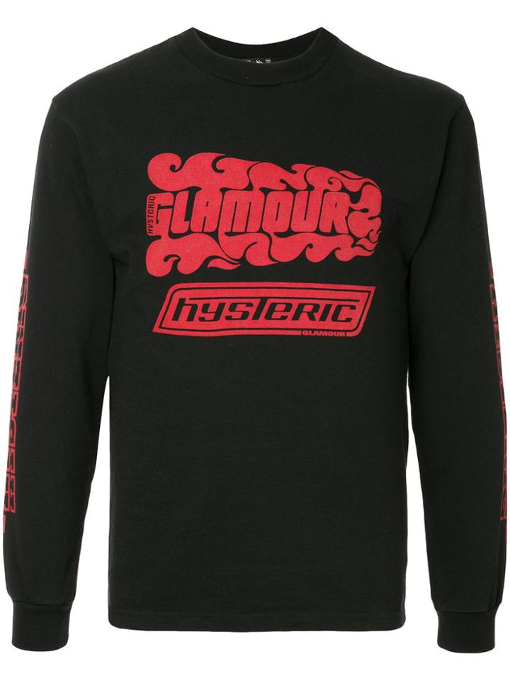 Hysteric Glamour Embroidered Sweatshirt - Black