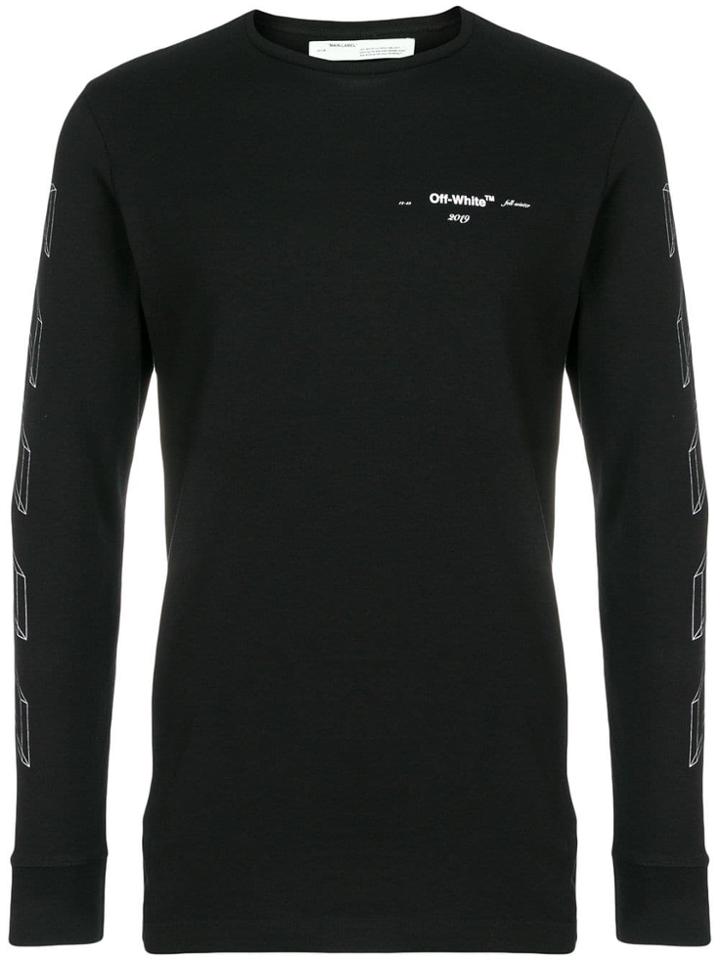 Off-white 3d Print Long-sleeve T-shirt - Black