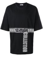 Versace Collection Oversized Logo T-shirt - Black